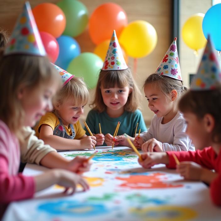 Fiestas de cumpleaños artísticas y eventos infantiles con animación